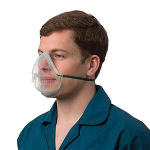 Adult Medium Concentration Oxygen Mask with Nose Clip x 1