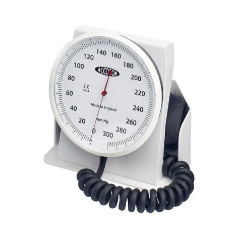 Accoson 6 inch Aneroid Sphygmomanometer Desk Model with Adult Ambidex Velcro Cuff