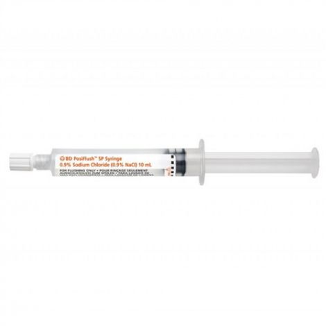 BD PosiFlush Pre-Filled Saline Syringe - 10ml x 30