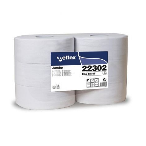 Celtex Eco Jumbo Toilet Rolls (White) x 6