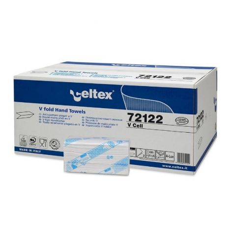 Celtex V Cell V Fold Hand Towels (White) - 220 x 15 sleeves