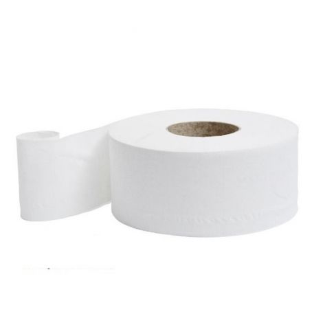 Essentials Plus Mini Jumbo Toilet Roll - Pure Pulp x 12