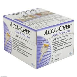 Accu-Chek Safe-T-Pro Uno Lancets x 200