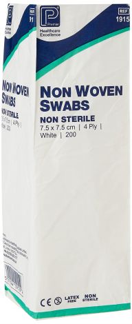 Non-Woven Swabs 4 Ply Non-Sterile,