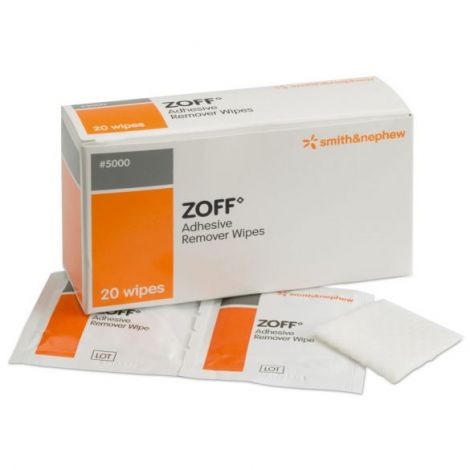 Zoff Adhesive Remover Wipes (Sachets) x 20