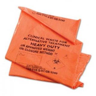Orange Clinical Waste Sacks