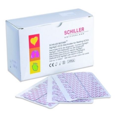 Schiller Disposable Silver/Silver Chloride Electrodes x 500