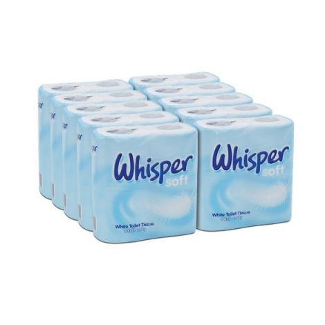 Whisper Soft Toilet Tissue x 40 Rolls